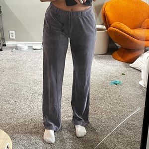 brandy melville velour sweats